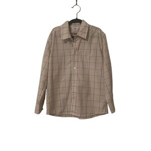 Shrimp & Grits Boy's Multi Color Plaid Long Sleeve Button Down Size 6